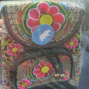 Mini mexican backpack
